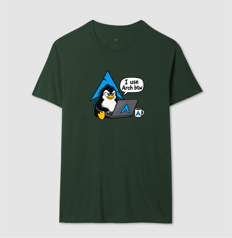 I Use Arch BTW — Pinguim Arch Edition - Imagem 10