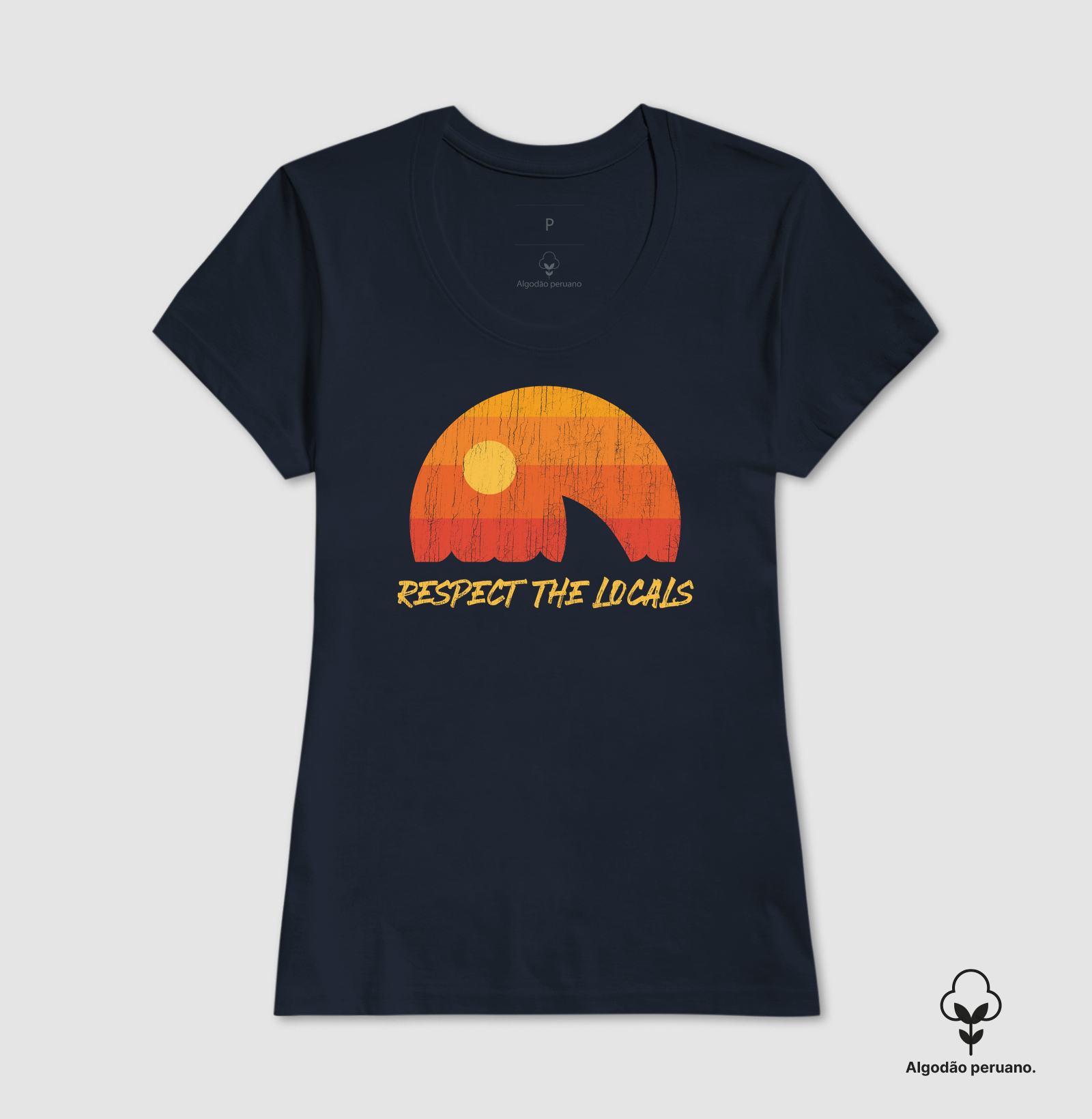 Camiseta Algodão Peruano Respeite os Moradores - Imagem 5