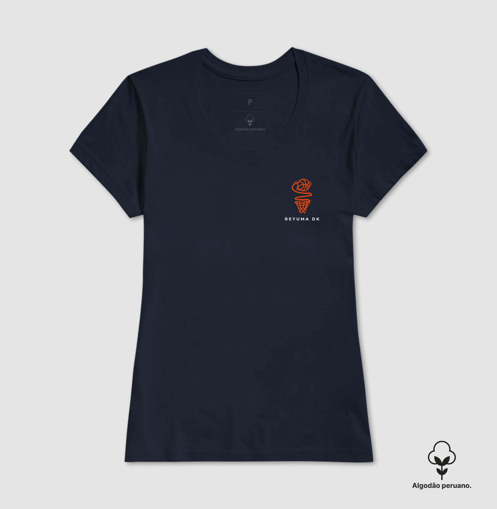 Camiseta Masculina, Feminina, Babylook e Unissex de Algodão Peruano Basquete "Traço Infinito" - Imagem 9