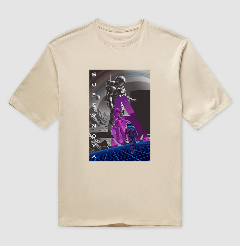 Camiseta Oversized Apollo 11 | Linha Abstract — Aion Abstract - Imagem 3