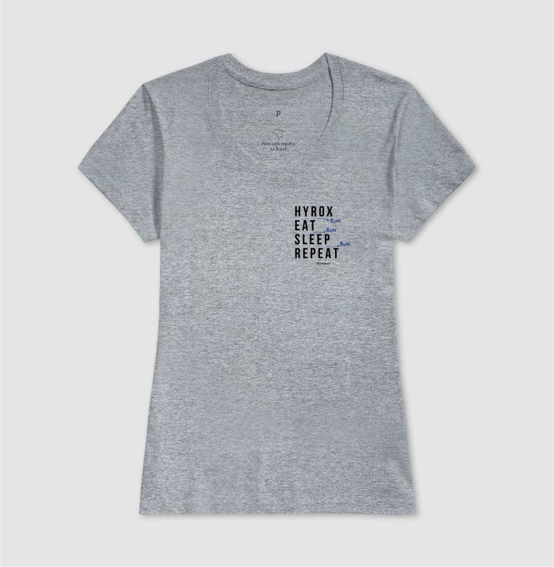 Camiseta Hyrox (Run). Eat. Sleep. Repeat. - Imagem 9