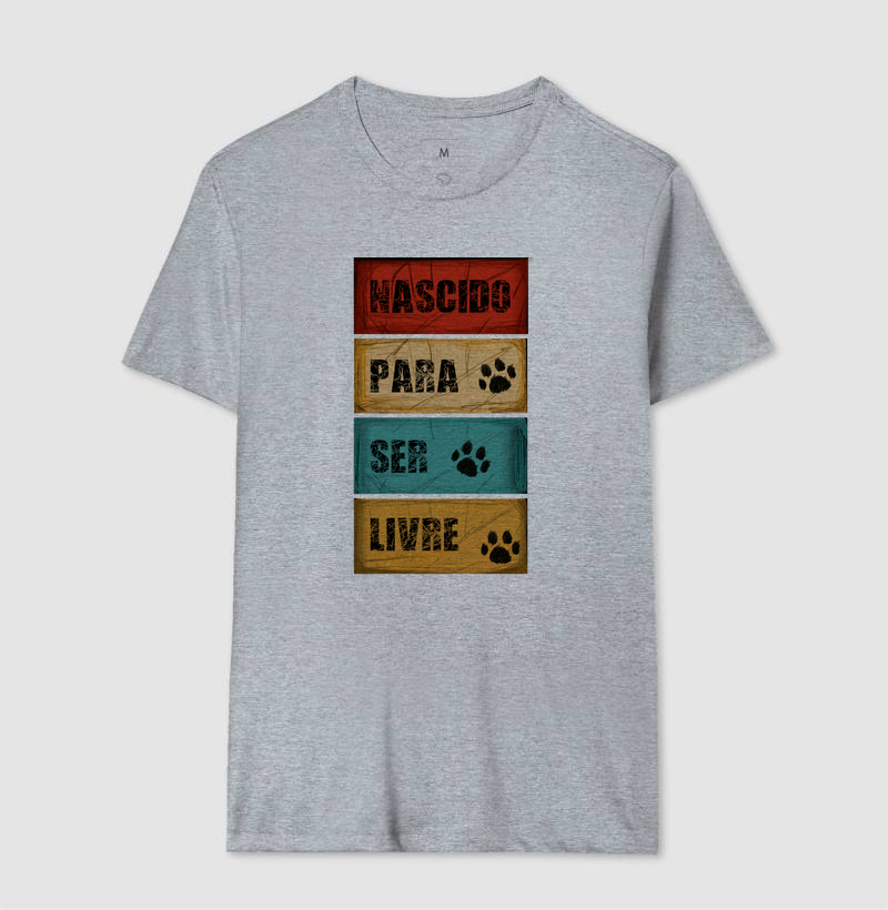 Camiseta Nascido para Ser Livre - Imagem 11