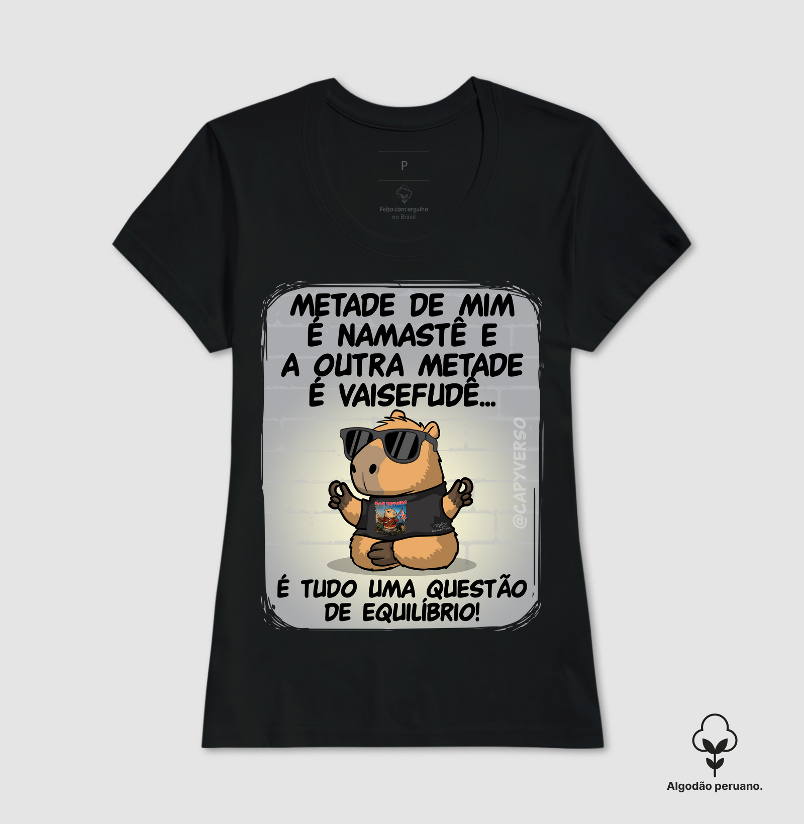 Camiseta Capivara Namastê - Imagem 3