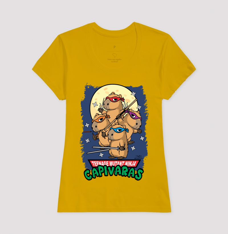 Camiseta Capivaras Ninja - Imagem 15