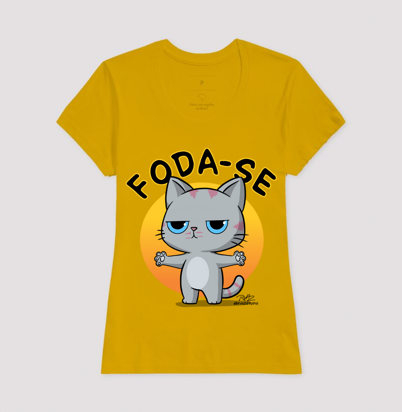 Camiseta Gato Sincero F... - Imagem 15