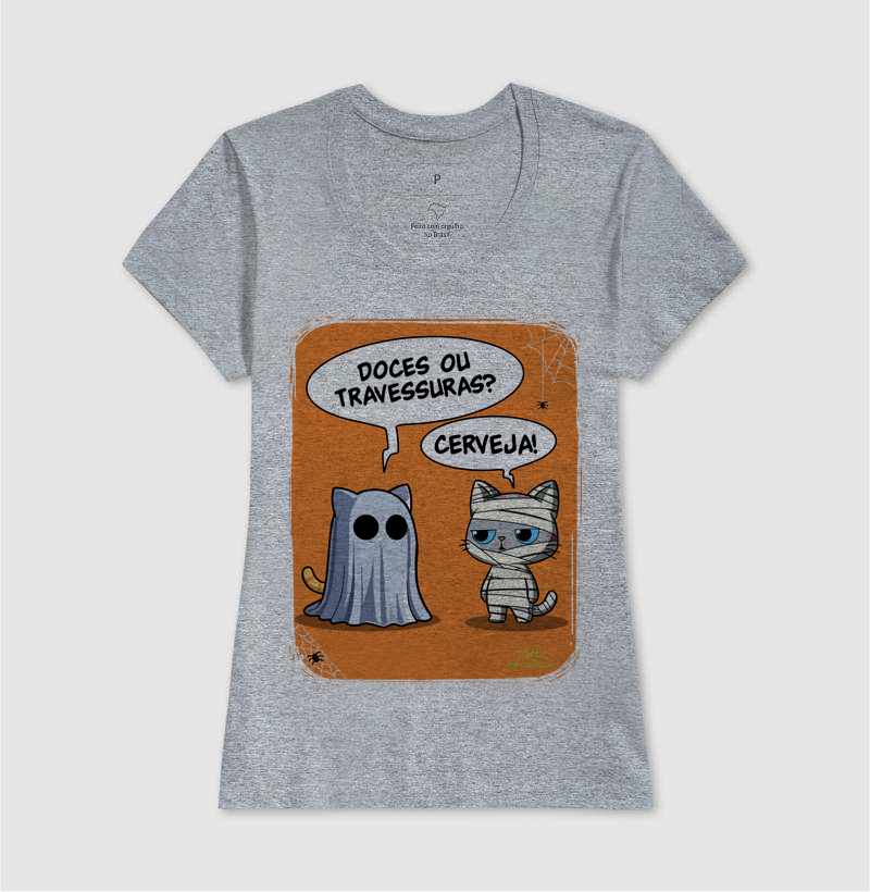 Camiseta Gato Sincero Halloween - Imagem 9