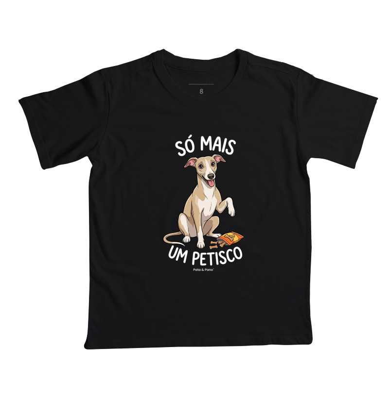 CAMISETA INFANTIL WHIPPET GALGO PETISCO - Imagem 4
