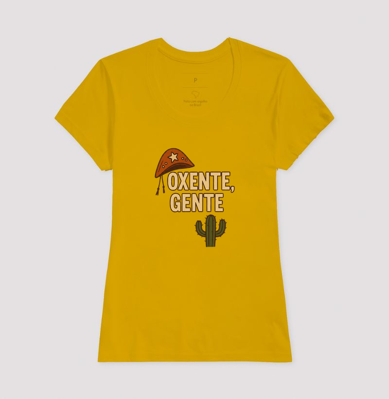 Camiseta Oxente, Gente! Coleção Baianês. Masculina e Feminina. Algodão Premium. - Imagem 15