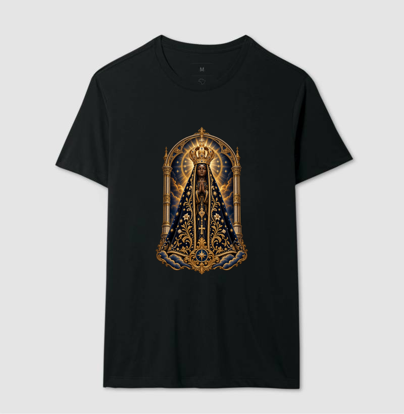 Nossa Senhora Aparecida — Portal Arqueado Celestial e Luz Dourada - Imagem 2