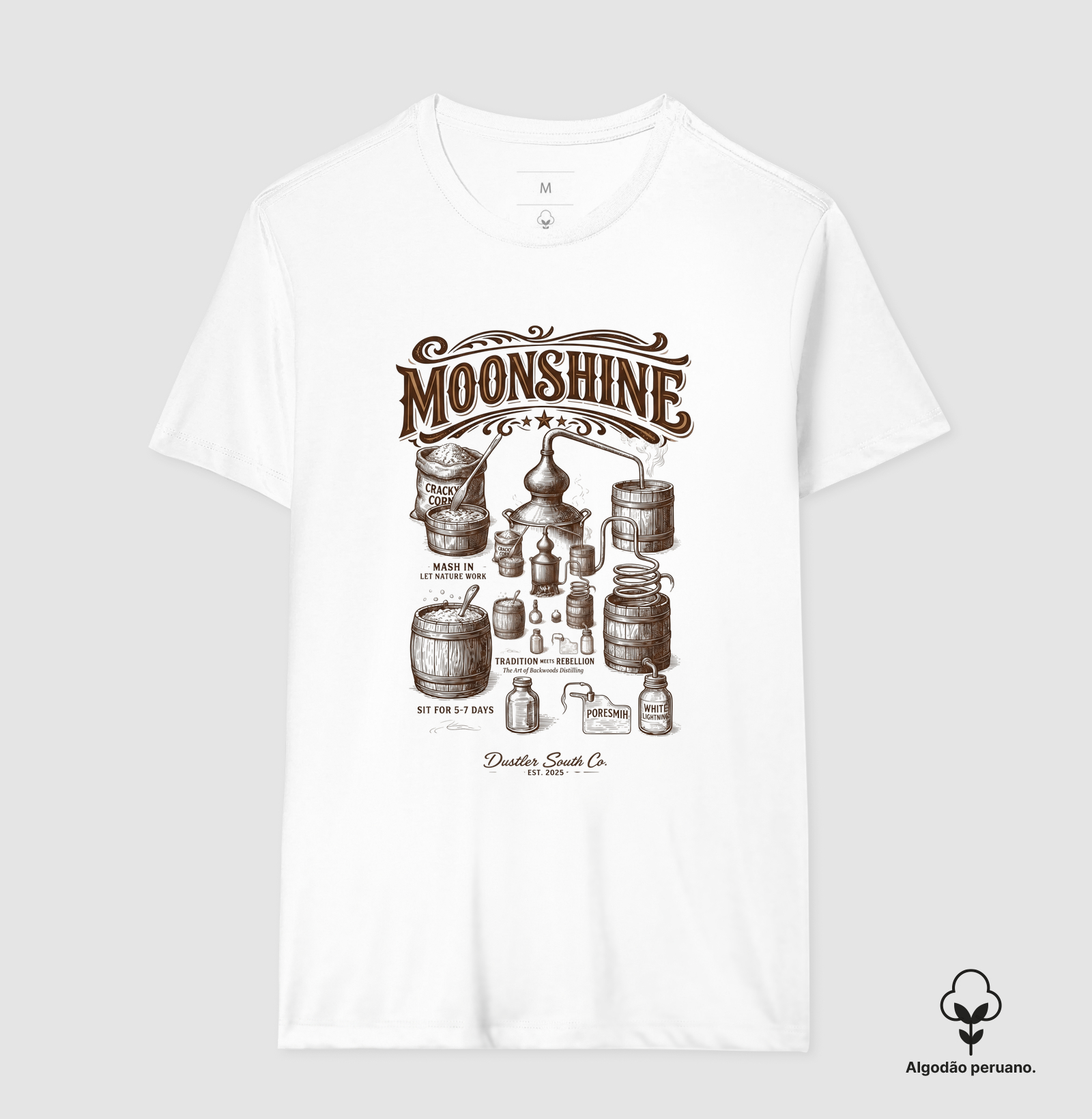 Camiseta Country Moonshine Vintage - Imagem 2