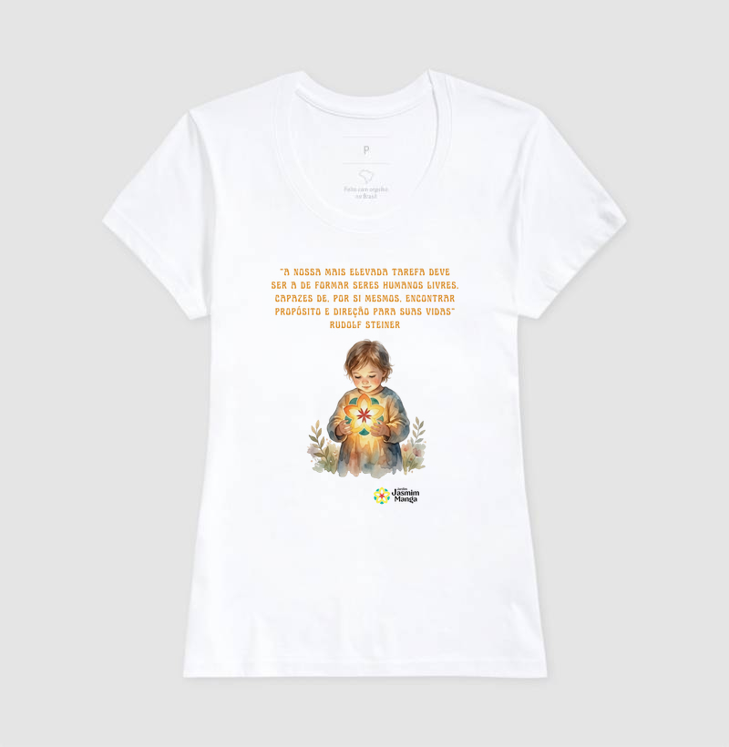 Camiseta Jasmim Manga - Imagem 5