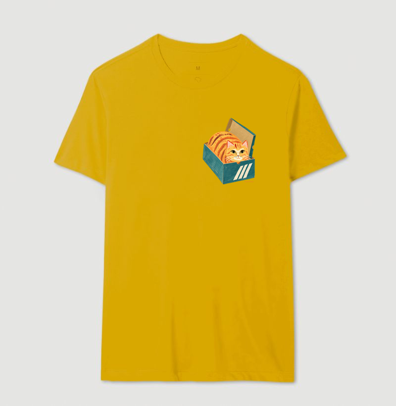 Camiseta Gato na Caixa de Sapato - Imagem 14