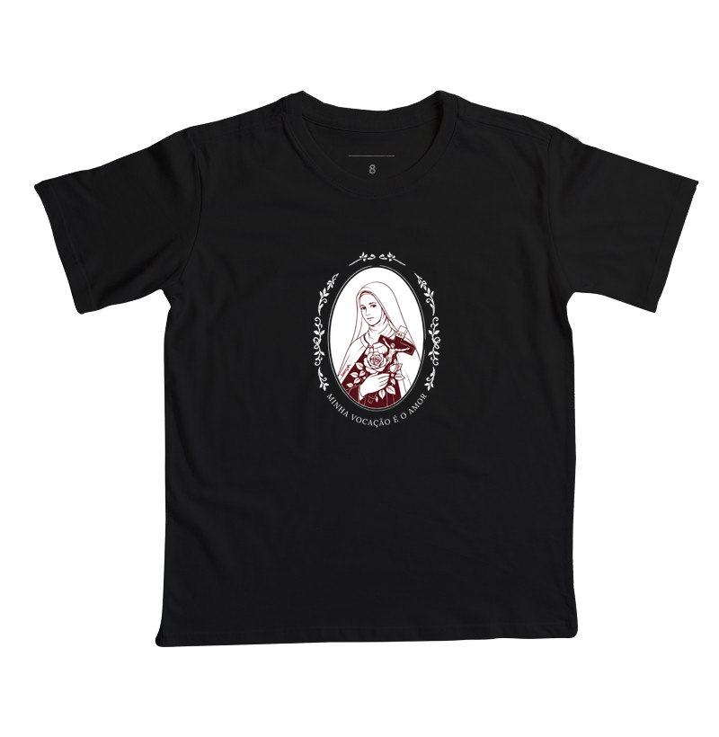 T-shirt Infantil - Santa Teresinha do Menino Jesus - Imagem 2