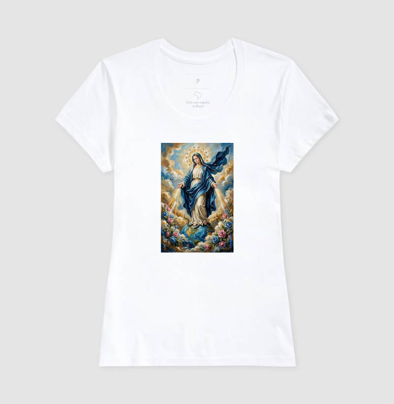 Nossa Senhora das Graças - Medalha Milagrosa Arte Sacra - Imagem 5