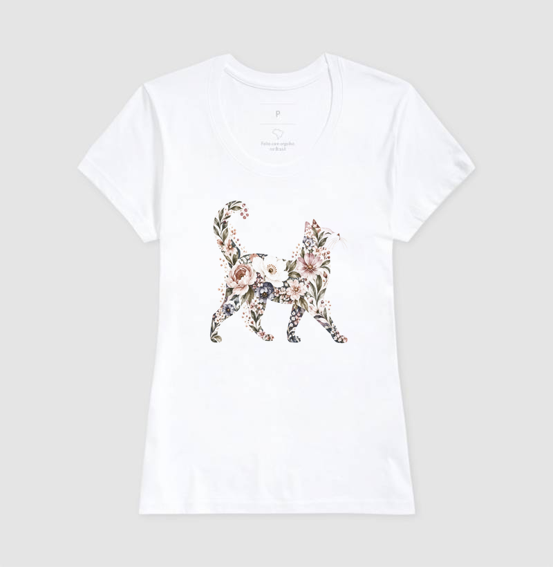 gato floral - Imagem 3