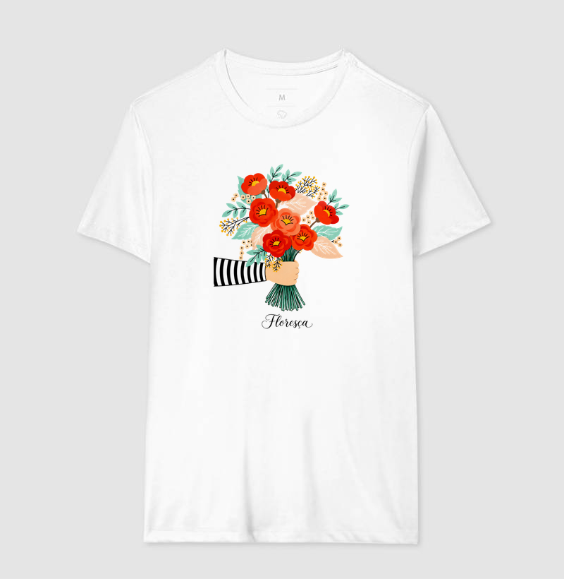 Camiseta Buquê de flores - Imagem 4