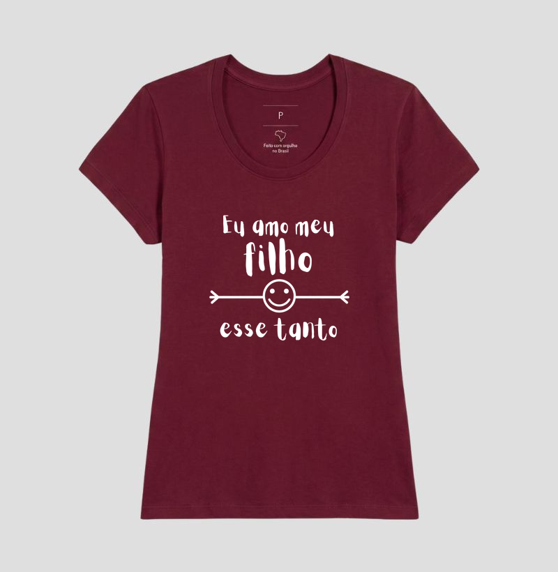 Camiseta Eu Amo Meu Filho Esse Tanto - Imagem 17