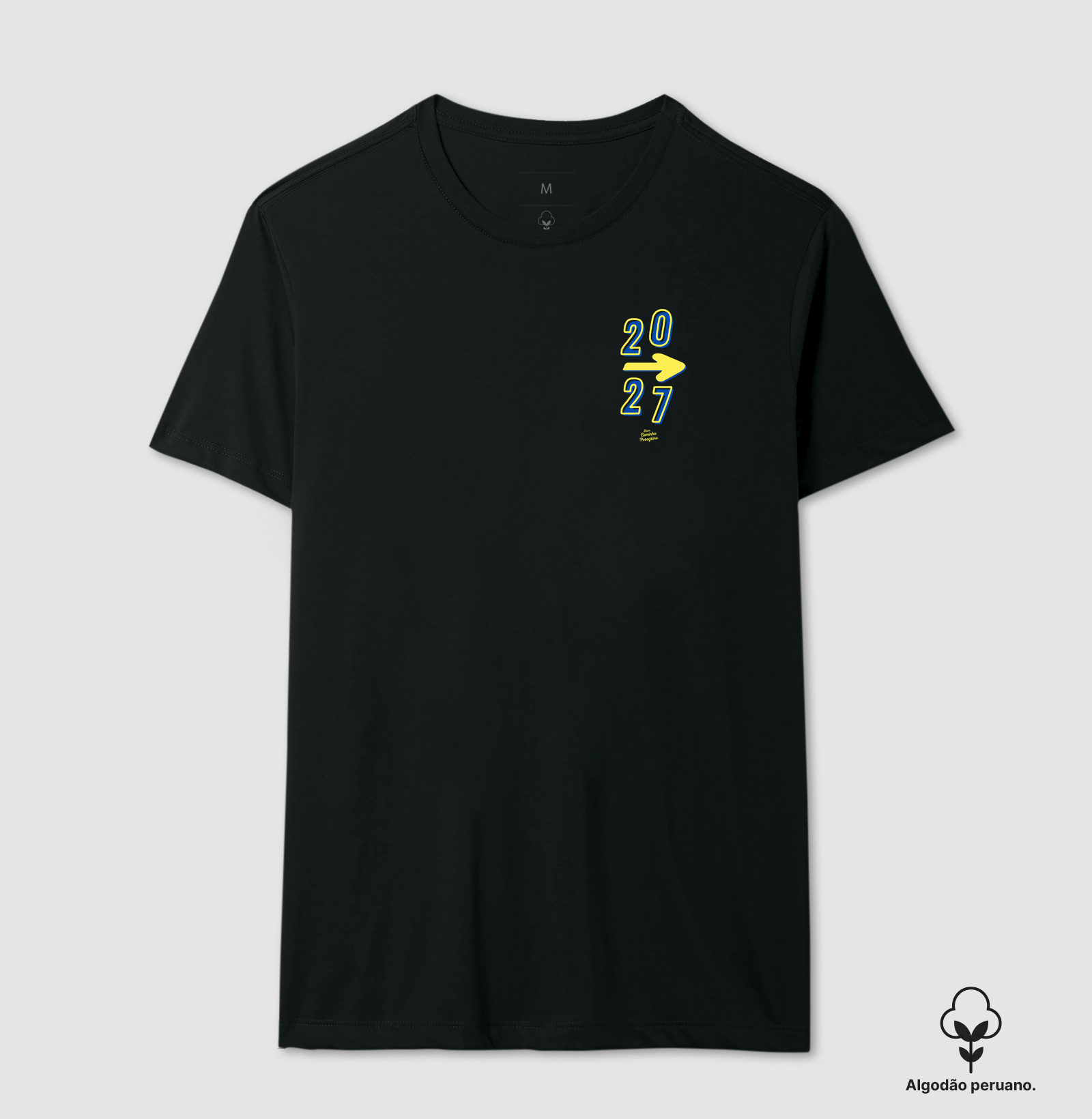 Camiseta 2027 no Caminho | Ano Santo Compostelano | Versão Bolso - Imagem 3