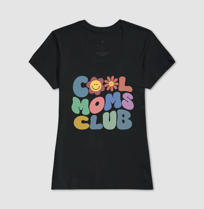 Camiseta Cool Moms Club (estampa G) - Imagem 3