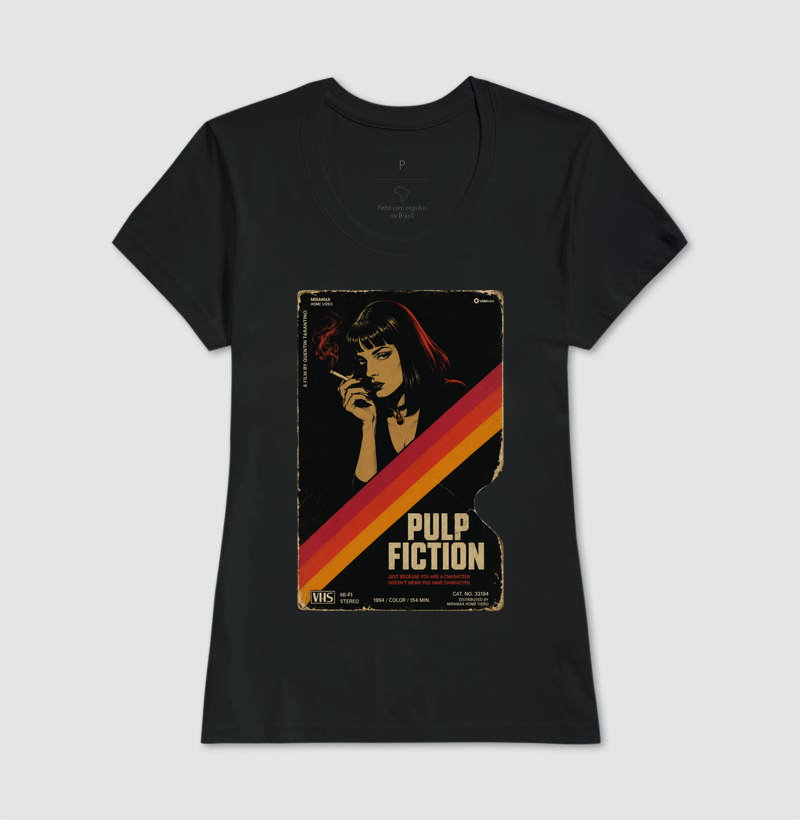 Pulp Fiction — Capa VHS Mia Wallace - Imagem 3