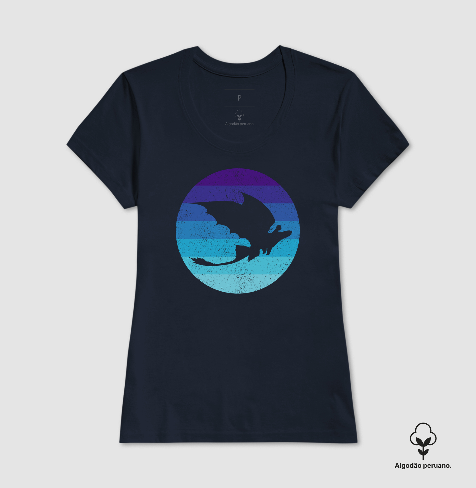 Camiseta Algodão Peruano Dragão Treinado - Imagem 5