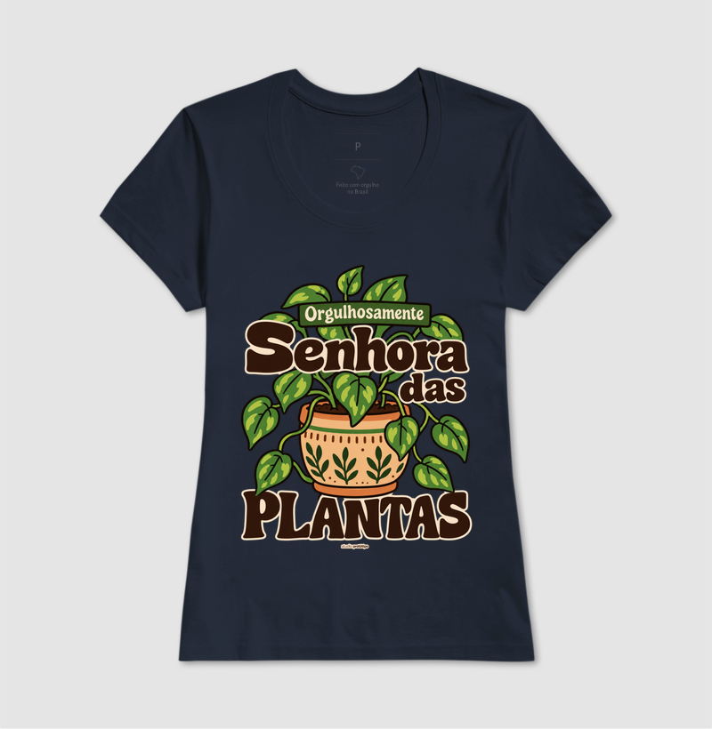 Camiseta Orgulhosamente Senhora das Plantas - Imagem 7