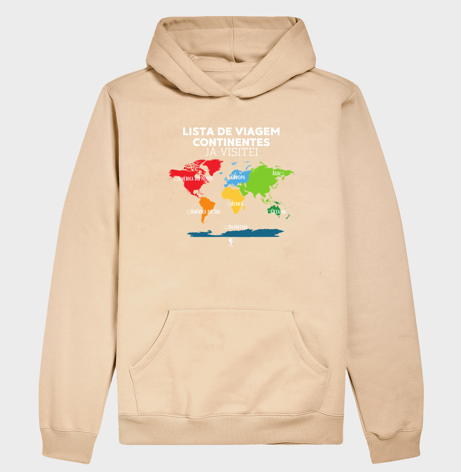 Camiseta Lista de Viagem Continentes Ja Visitei | Mapa Mundi Auto Personalizavel | Colecao Personalizaveis - Imagem 5