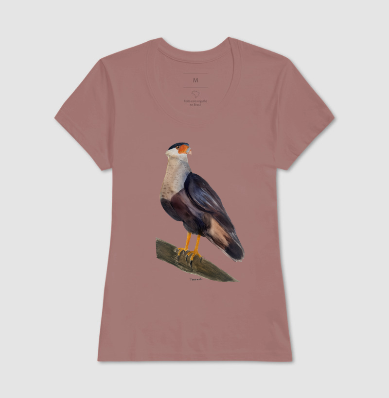 Camiseta Carcará – Aves do Brasil - Imagem 14