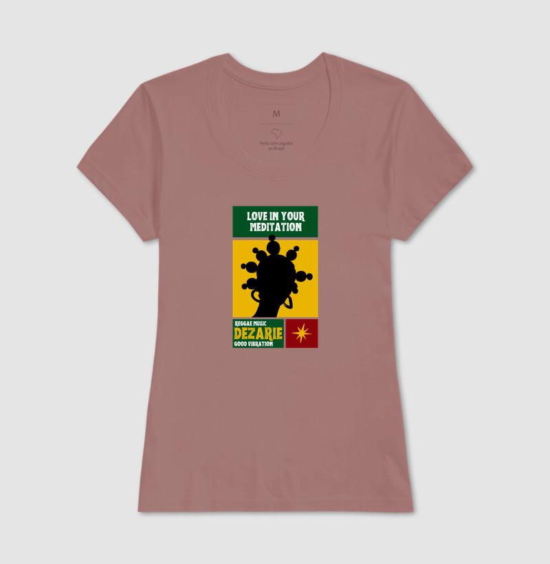 Love In Your Meditation. Coleção Reggae.  Masculino e feminino. Algodão Premium. - Imagem 18
