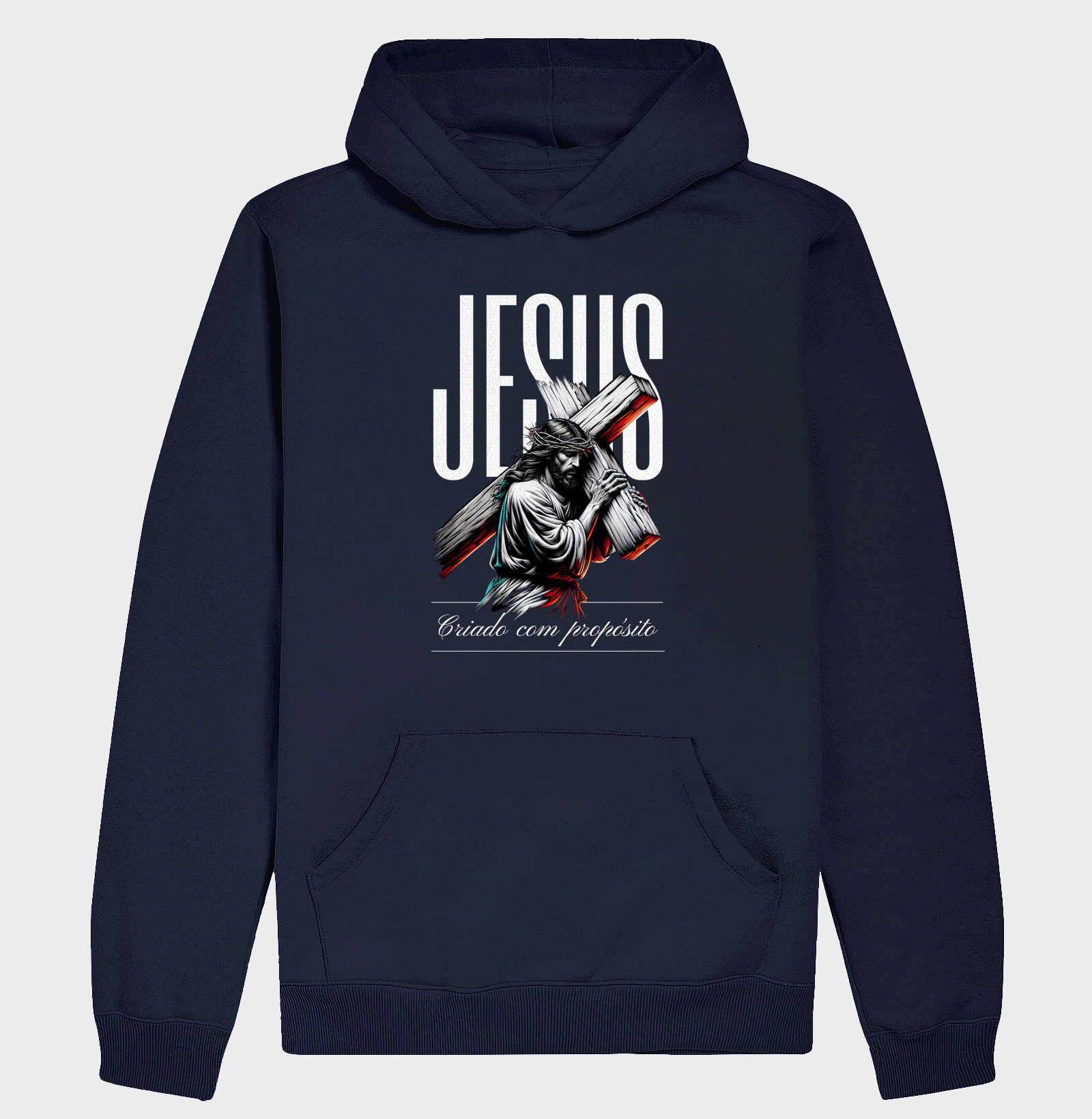 Hoodie Moletom Criado Com Propósito - Imagem 4