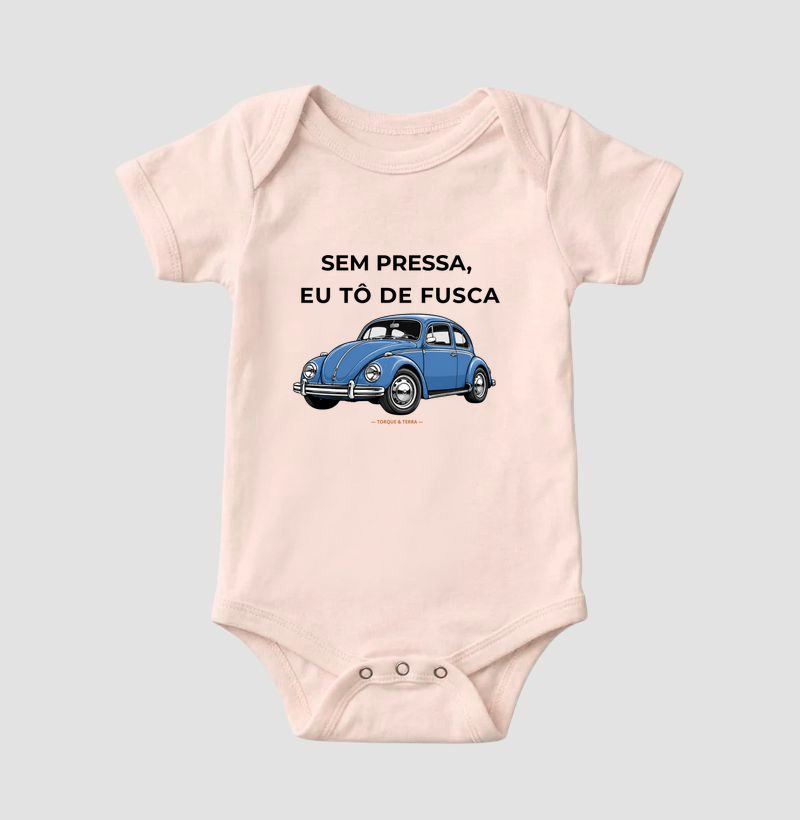 Sem pressa, eu tô de fusca - Azul médio acinzentado - Imagem 5