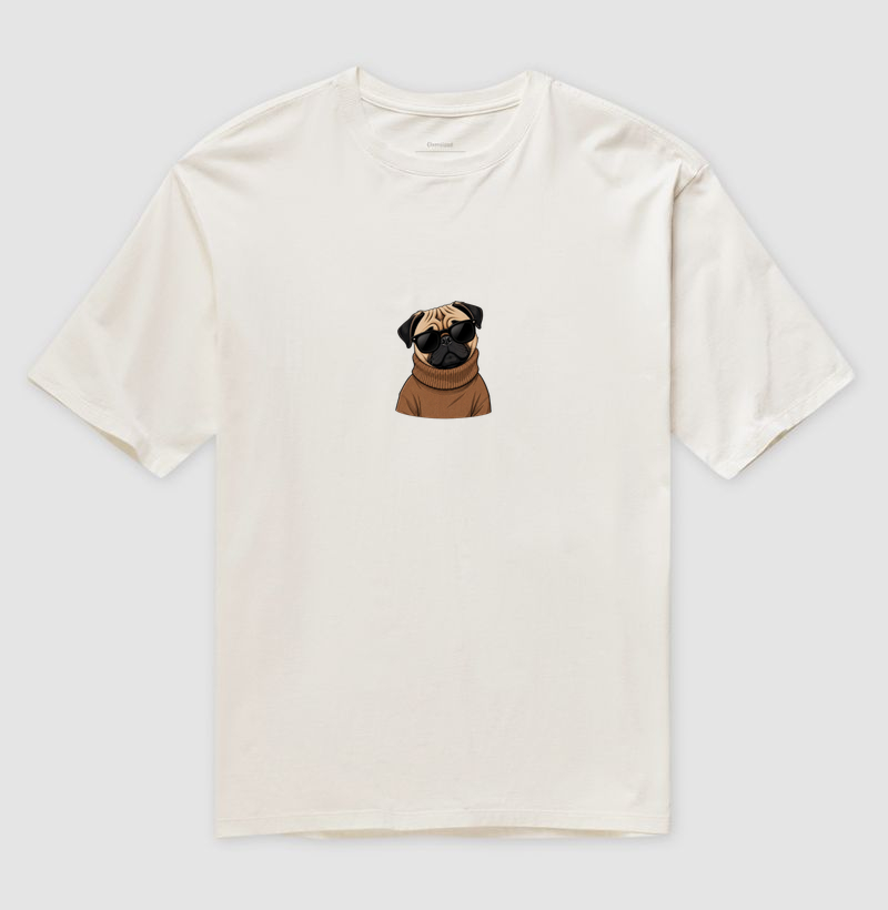 Otz Oversized Tee Chill Pug - Imagem 4