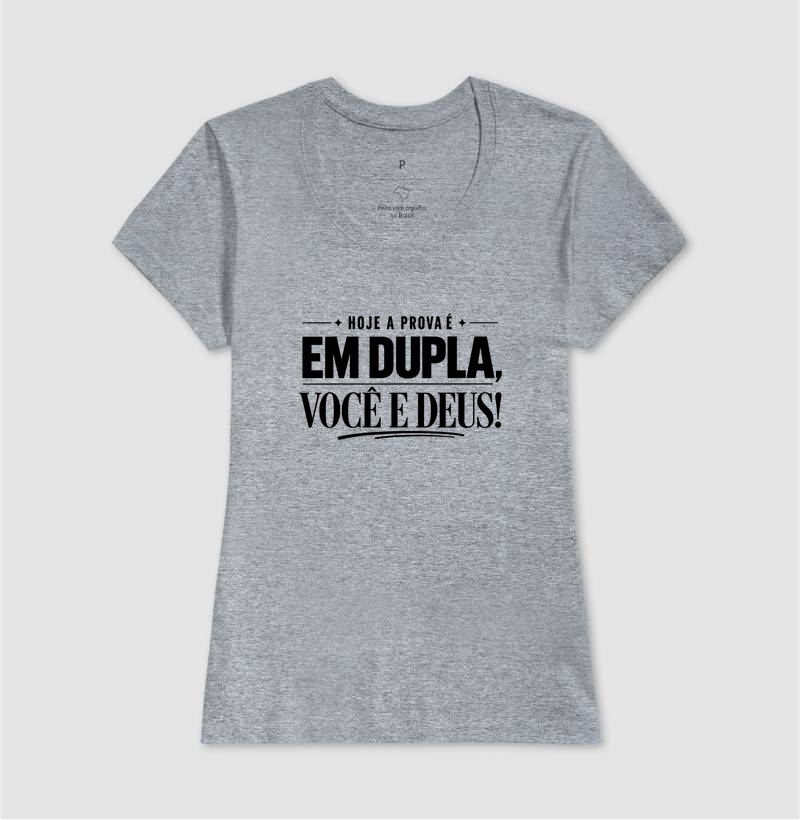 Camiseta Unissex Algodão Prova em Dupla  - Imagem 9