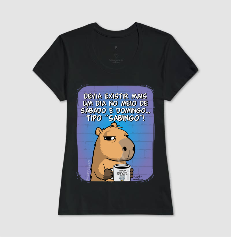 Camiseta Capivara Sabingo - Imagem 3