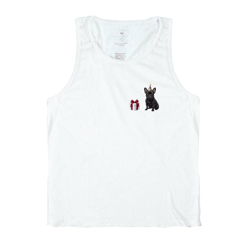 Bulldog (Buldogue) Francês Preto - Aniversário - Imagem 2