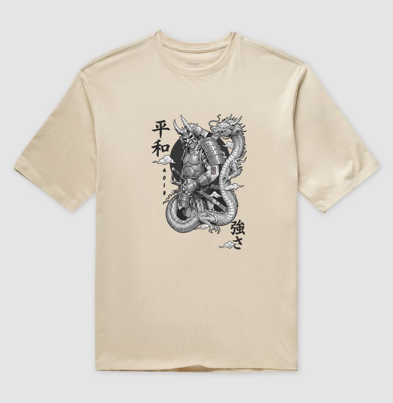 Camiseta Oversized Xogum | Gizé — Aion Abstract - Imagem 3