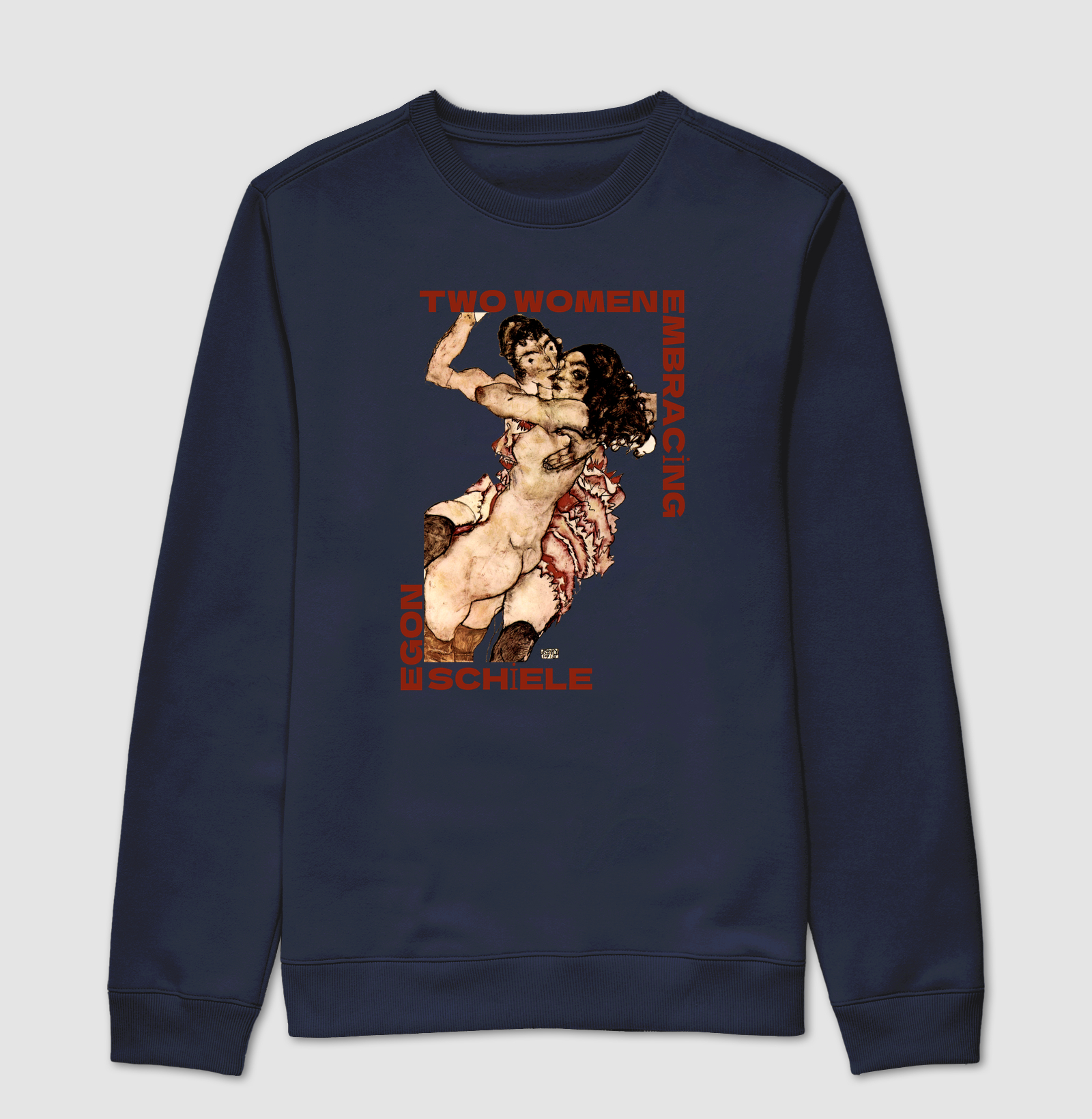 Duas mulheres se abraçando (1915) - Egon Schiele - Imagem 5