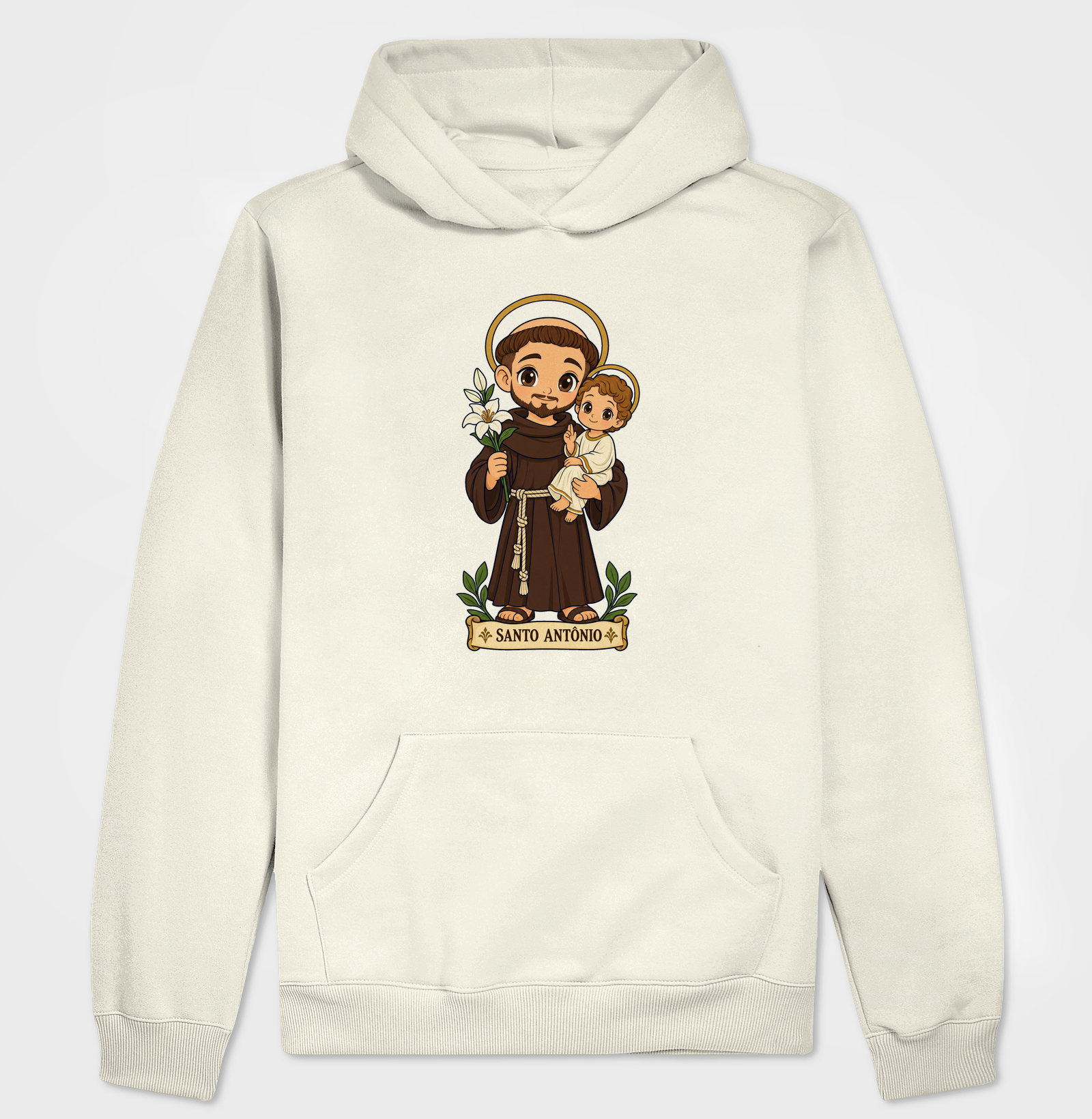 Santo Antonio estilo chibi - Imagem 3