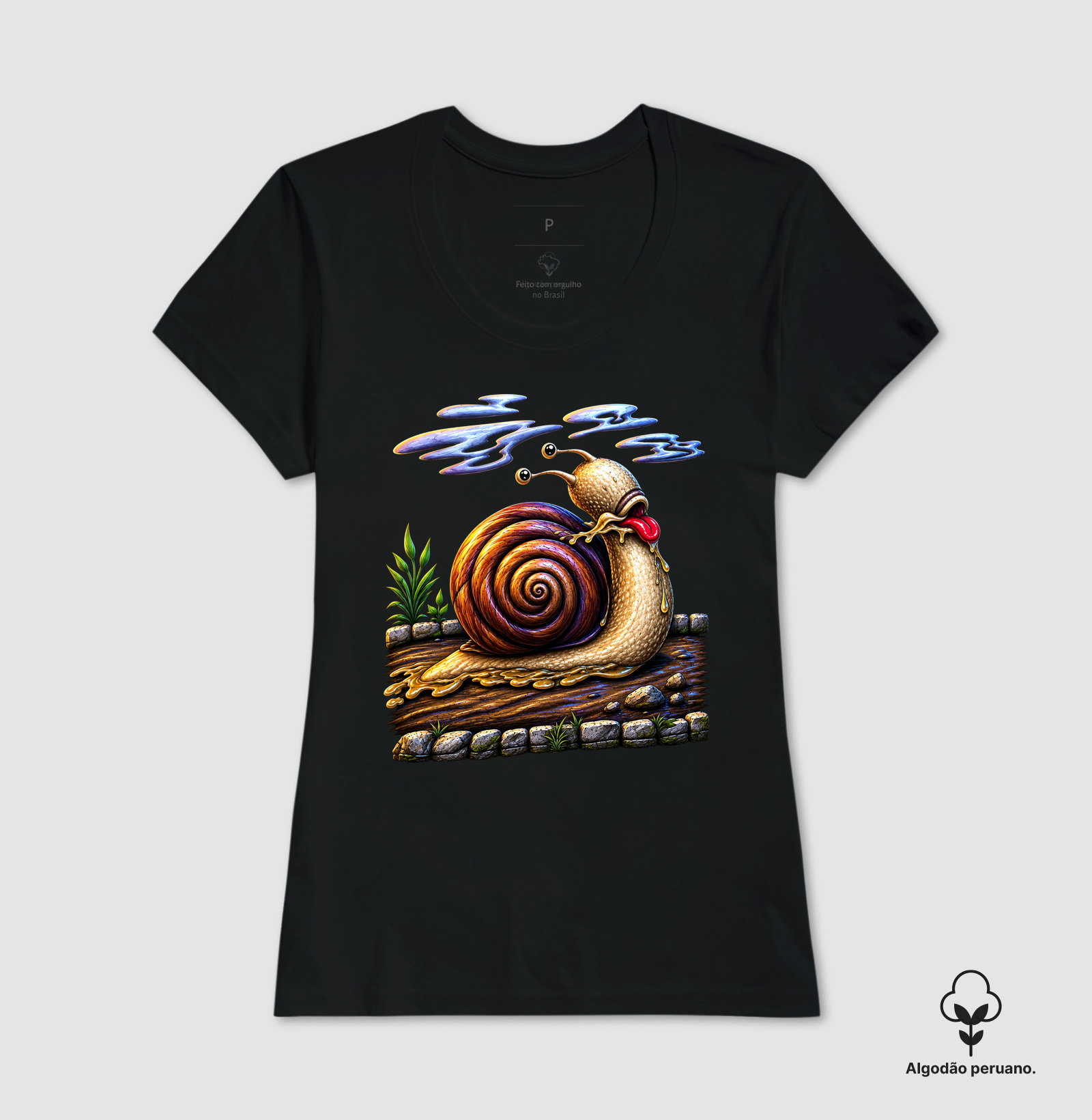 Camiseta Caracol — Algodão Peruano - Imagem 12