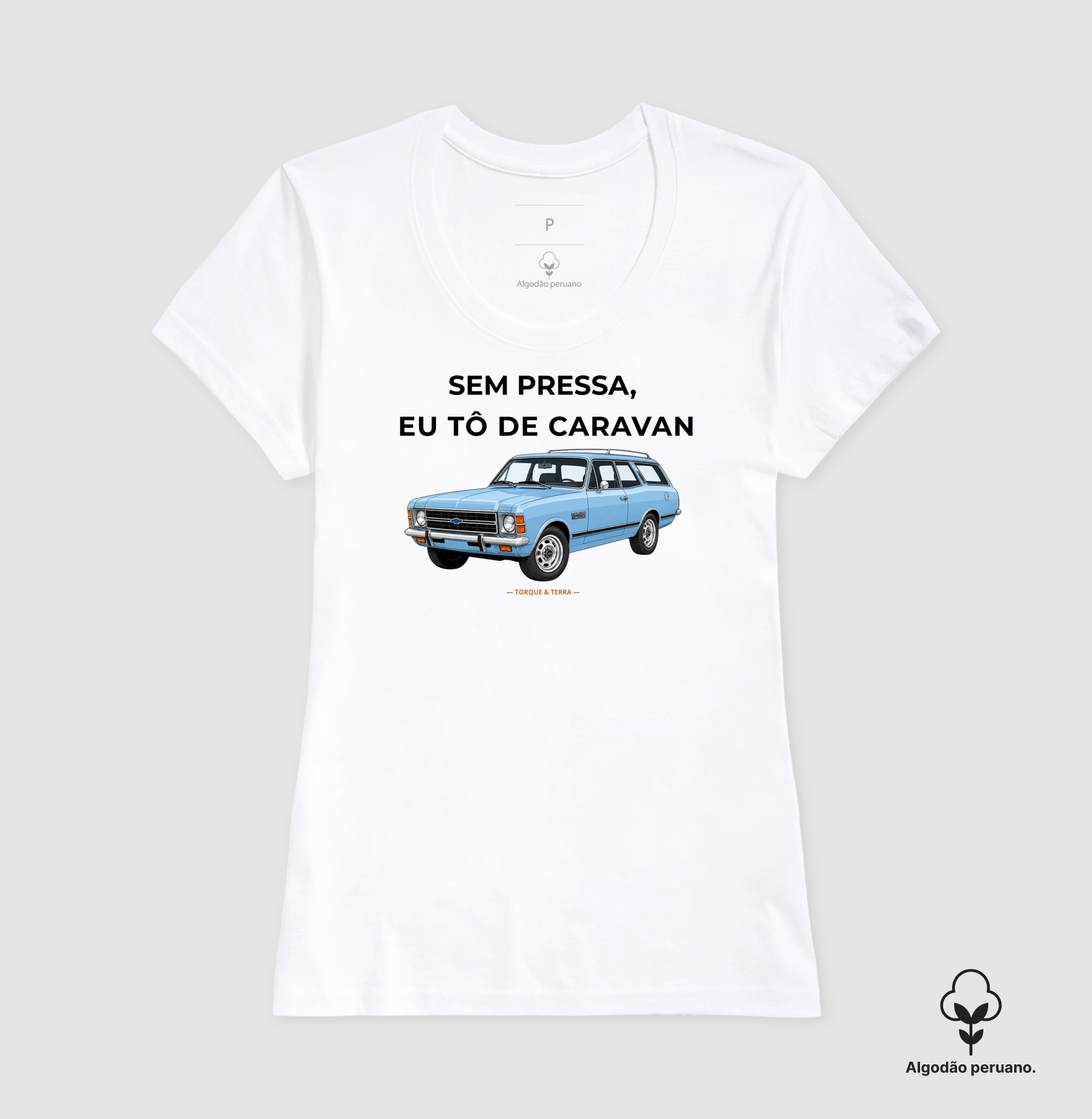 Sem pressa, eu tô de Caravan - azul claro - Imagem 6