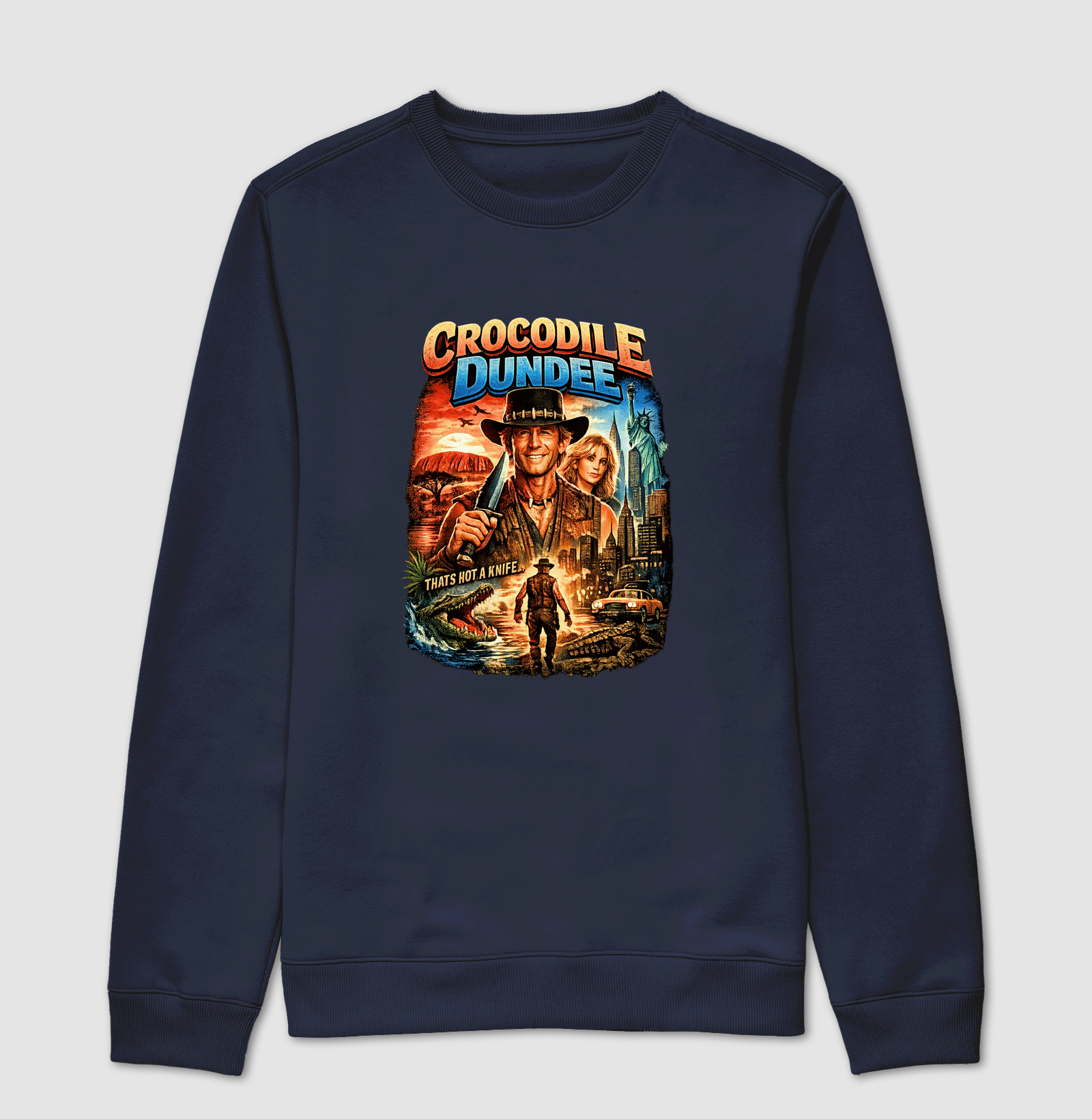 Camiseta Crocodilo Dundee Knife - Imagem 5