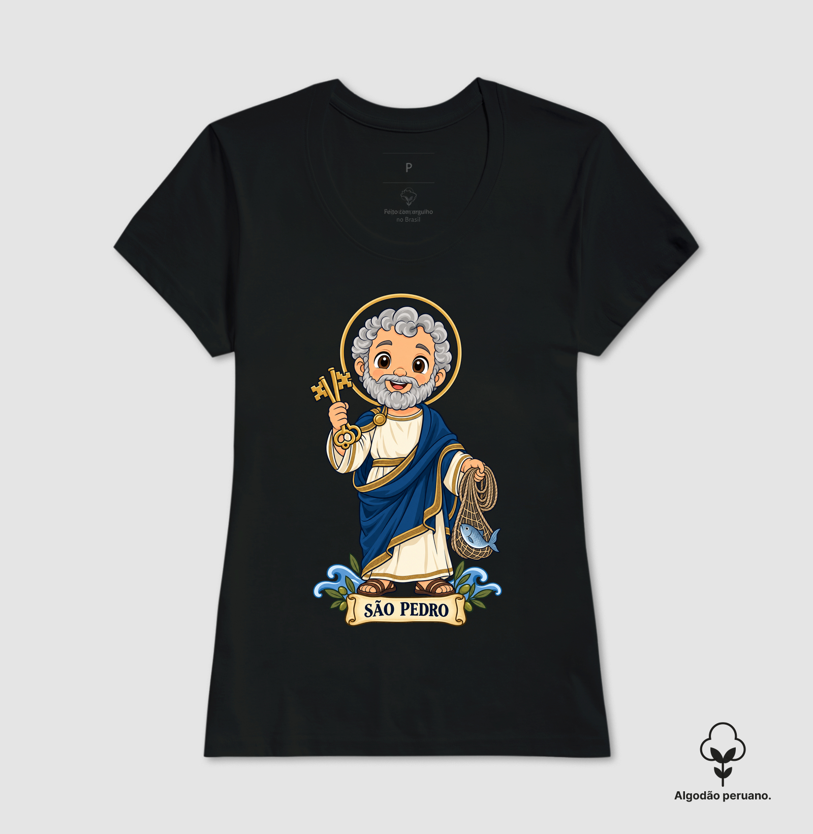 São Pedro estilo chibi - Imagem 2