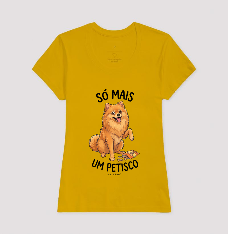CAMISETA SPITZ ALEMÃO PETISCO - Imagem 15