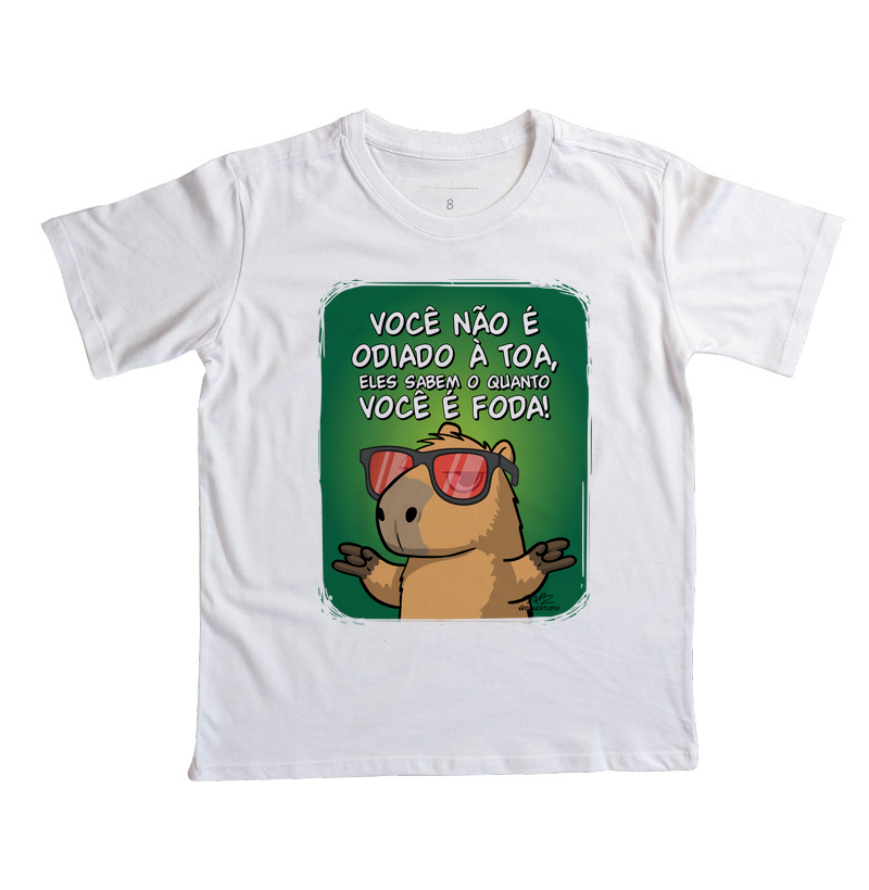 Camiseta Capivara Você é Foda - Imagem 2