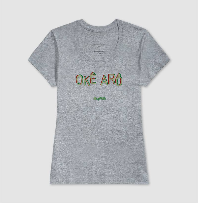 camiseta OXÓSSI saudação feminina - Imagem 3