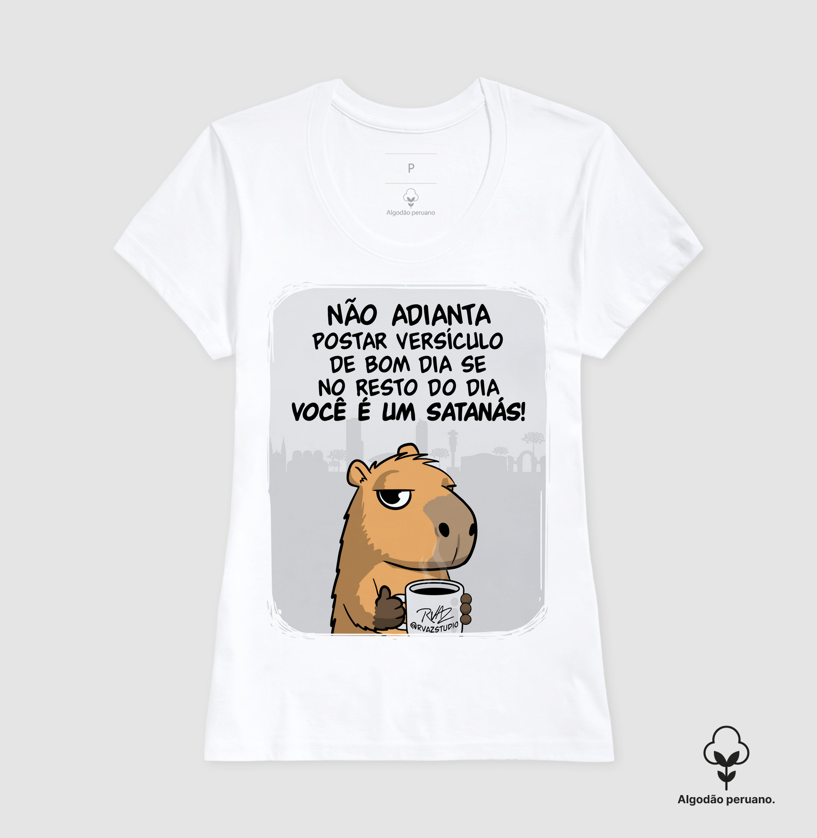 Camiseta Capivara Você é um Satanás - Imagem 5