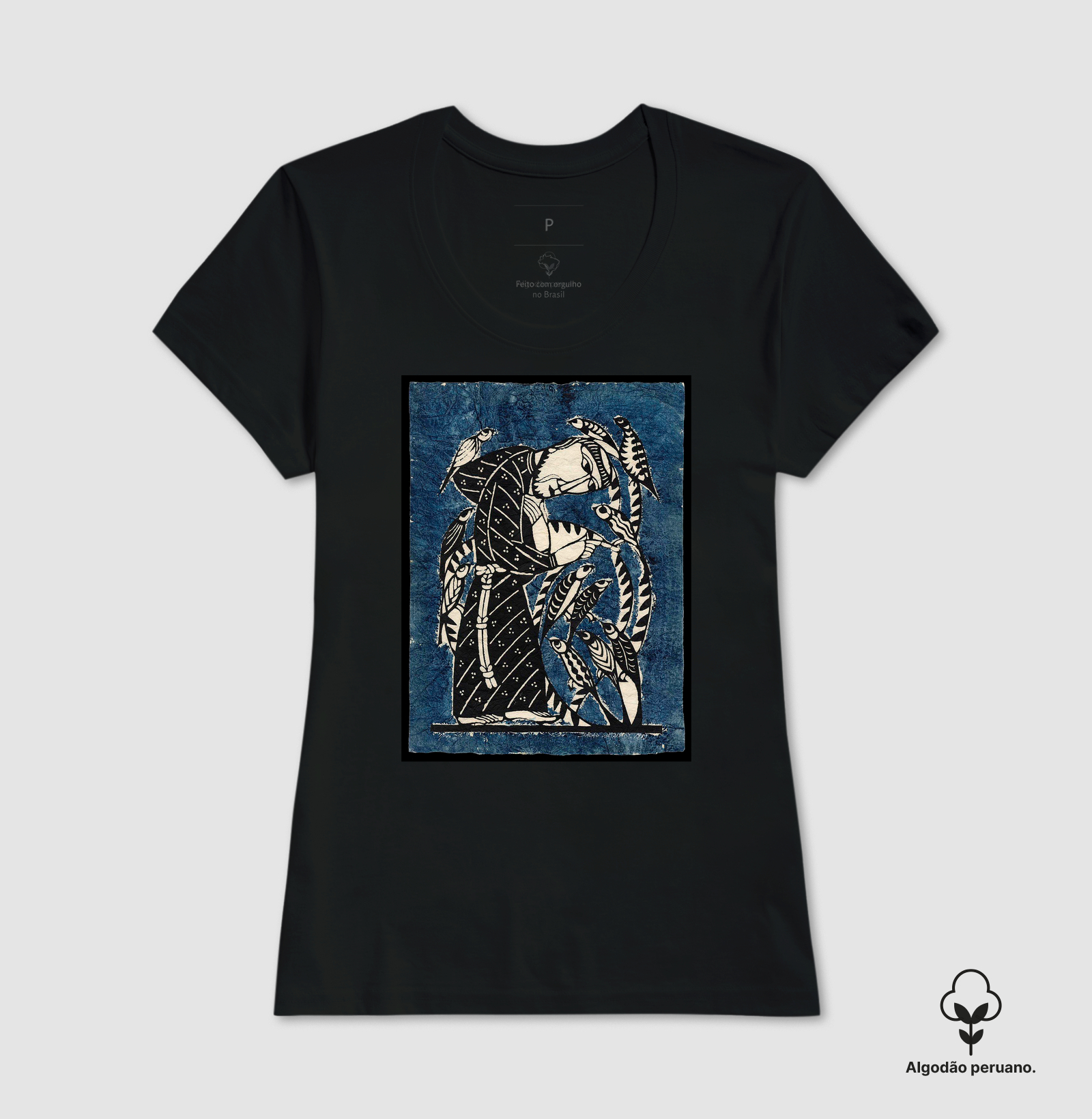 Camiseta Algodão Peruano Premium - São Francisco Watanabe - Imagem 4