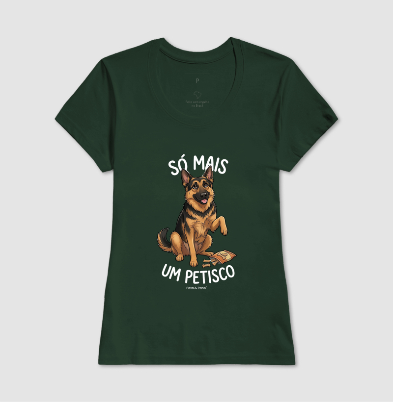CAMISETA PASTOR ALEMÃO PETISCO - Imagem 13