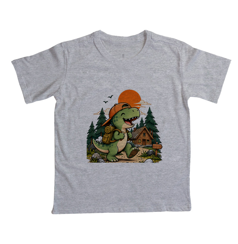 Camiseta Infantil | Dinossauro Aventureiro - Imagem 6
