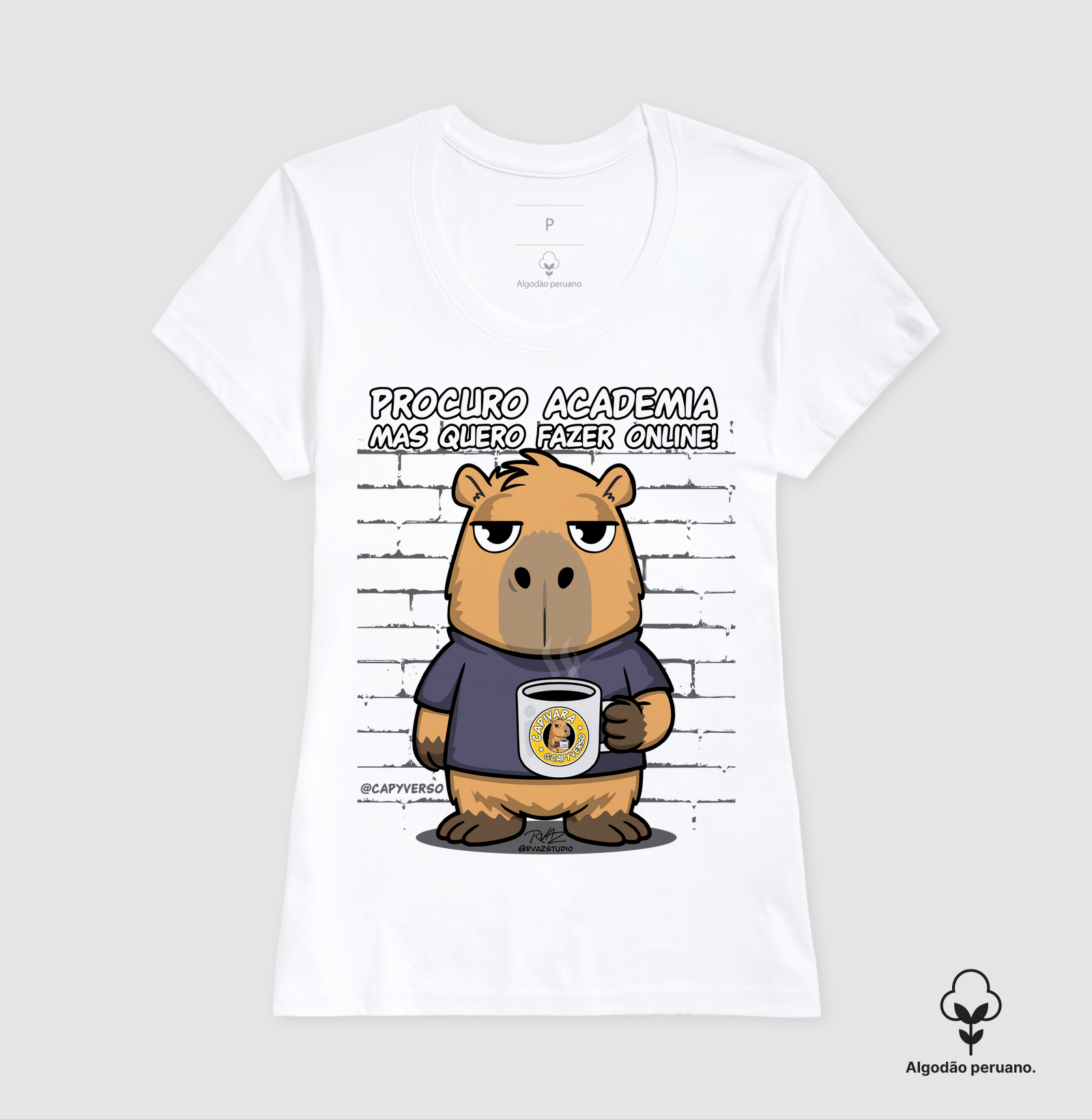 Camiseta Capivara Academia Online - Imagem 5